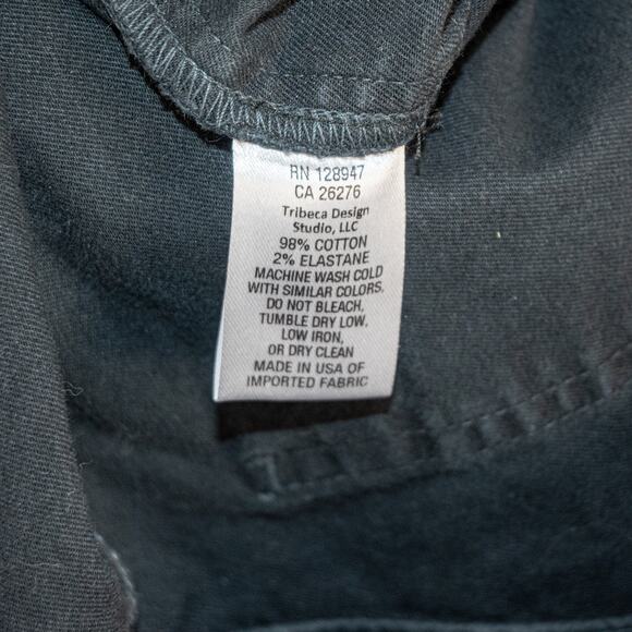 Nili Lotan $390 Shon Pant Mid Rise Barrel Leg in Carbon size 4 - Picture 5 of 10